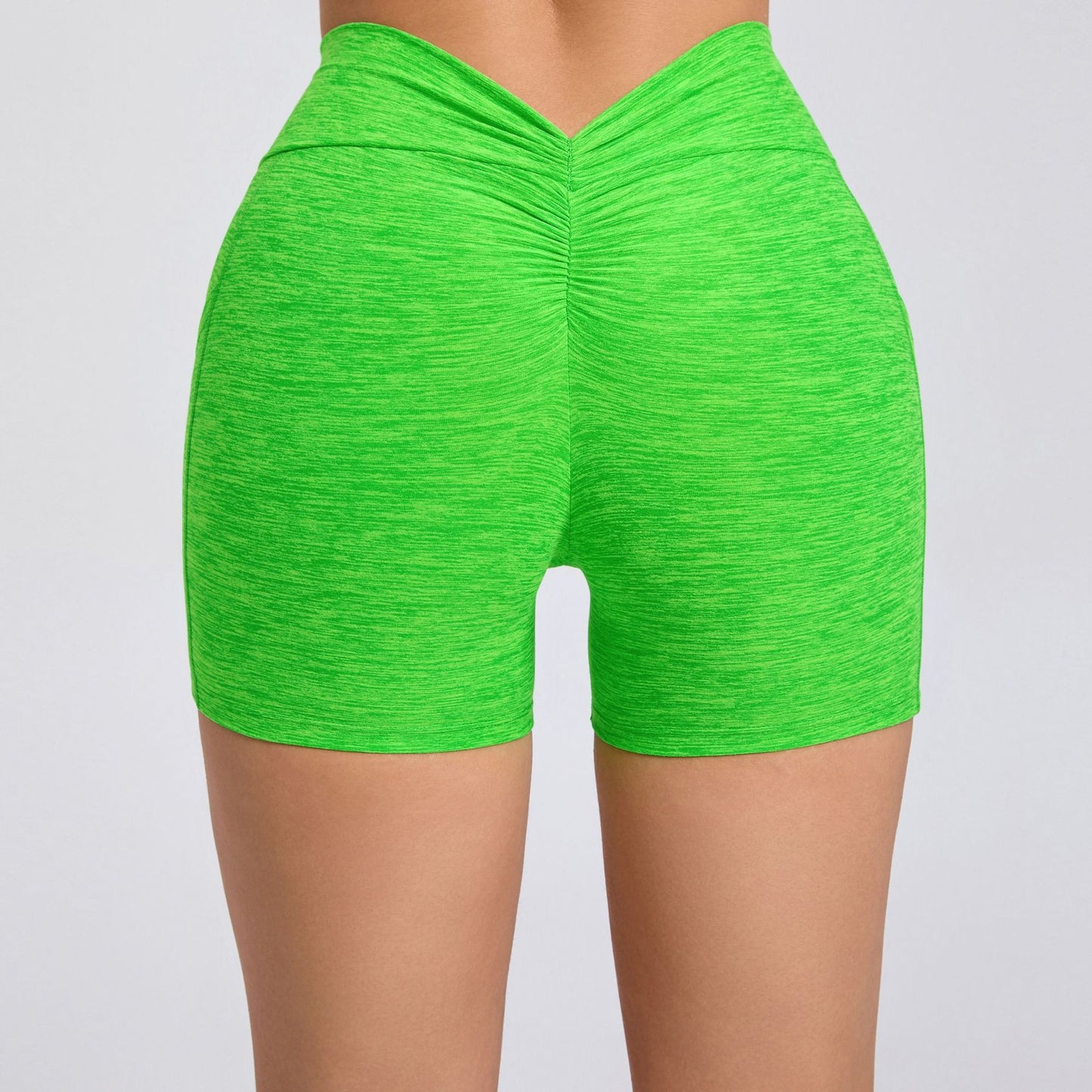 High Waisted Quick Dry Yoga Shorts with Side Pockets for Comfort Butt Lifting Design for a Flattering Fit for Gym and Outdoor Workouts