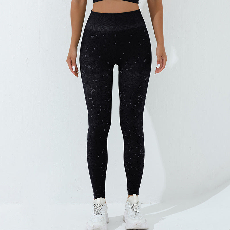 Seamless High Waisted Dot Yoga Pants for Women Lift and Shape Your Figure with Comfortable Knit Leggings for Autumn and Winter Yoga Sessions