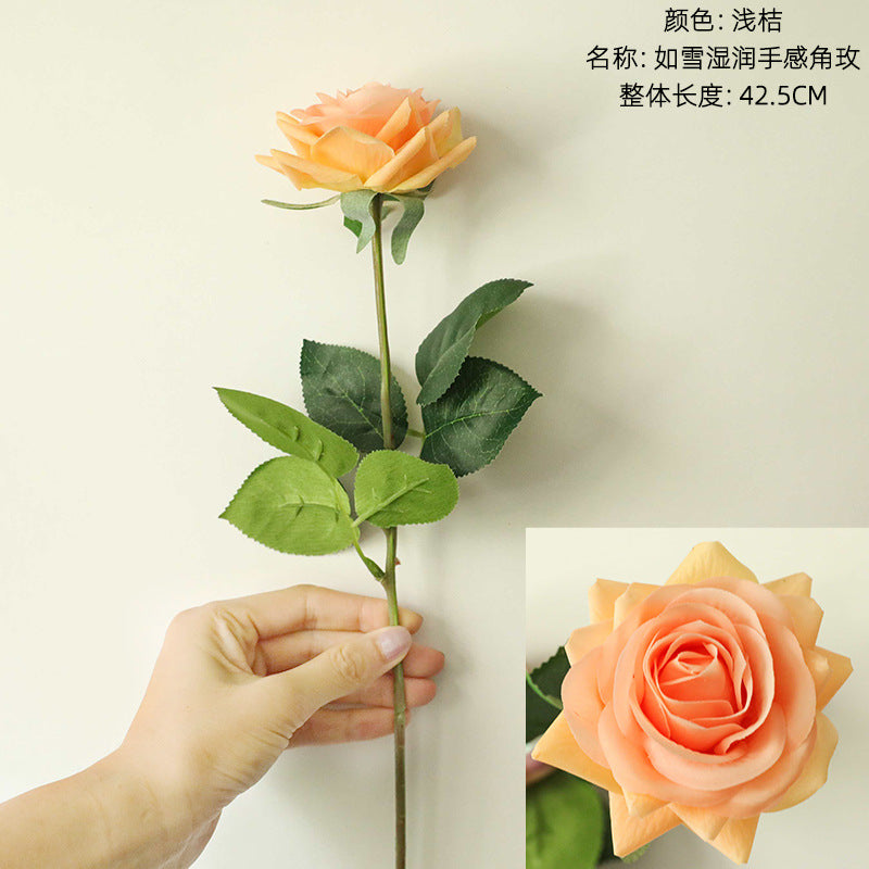 Silky Touch Hydrating Artificial Rose Bouquet for Home Décor and Weddings – Stunning Faux Floral Arrangement – Perfect for Bridal Bouquets and Wall Decorations - Model MW60000