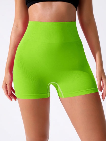 High Waisted Seamless Smile Nylon Yoga Shorts for Women Butt Lifting Comfortable Fitness Activewear for Gym Workouts