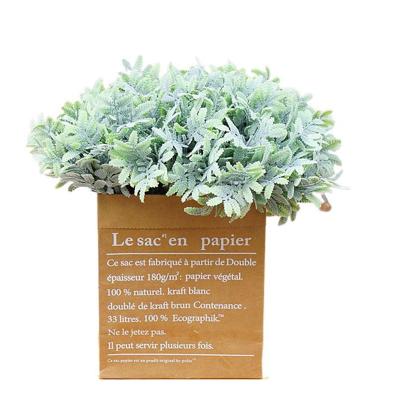 4-Piece Faux Cotton Leaf & Flower Bundle – Realistic Plant Décor for Home, Weddings, Photography, and Floral Arrangements