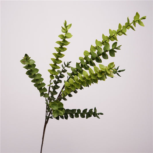 Realistic Eucalyptus Plant with Small Round Leaves - Perfect for Floral Arrangements, Home Décor, Wedding Decorations, and Photography Props