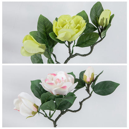 Single Stem Artificial Gardenia Flower - Perfect for Weddings, Home Decor, and Floral Arrangements - Model GF15265A