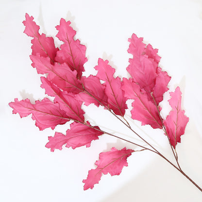 Stunning Faux Plant 3-Prong Buddha Leaf Wedding Decoration for Aisle and Archway – Perfect for Floral Arrangements and Ceiling Hangings