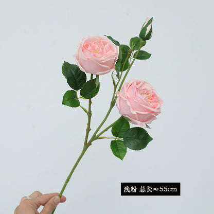 Realistic Touch Austin Rose Flowers for Weddings | Elegant Faux Floral Decor, Perfect for Photography Props and Table Centerpieces