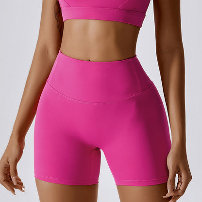 High Waisted Cloud Feel Yoga Shorts for Women Tummy Control Butt Lifting and for Running and Fitness Activities Style 8047