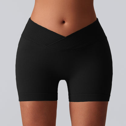 Seamless Breathable Running Shorts High Waisted Peach Lifting Yoga Pants with Three Inch Inseam for Comfort and Style