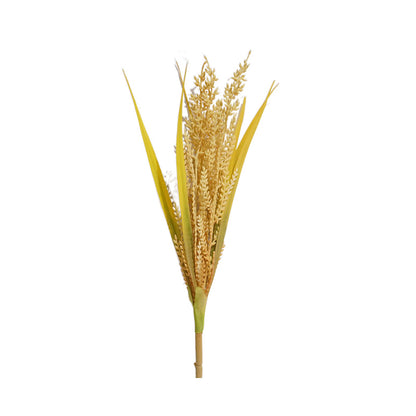 Natural Wind Style Oatmeal Faux Flowers - Elegant Decorative Arrangements for Living Room, Photography Props, and Dining Table - Beautiful Plastic Artificial Flowers