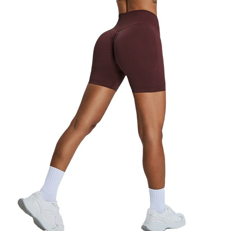 Seamless High Waisted Peach Butt Lifting Yoga Shorts for Women Comfortable and for Running Fitness 3 Inch Workout Shorts