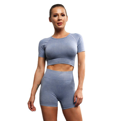 Seamless Quick Dry Women's Workout Set for Running Dance Fitness and Yoga Training Comfortable and Durable