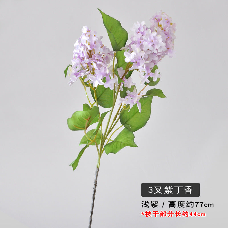 Realistic Purple Lilac Artificial Flowers for Home Décor - Perfect Wedding Decorations, Stunning Photo Props, and Charming Decorative Bouquets