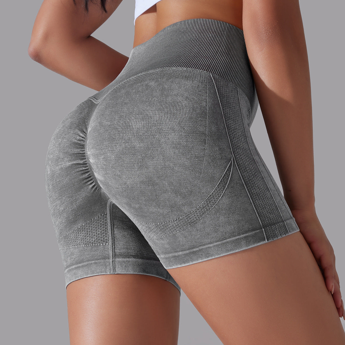 High Waist Seamless Peach Butt Yoga Shorts Breathable Sculpting and for Workout Enthusiasts