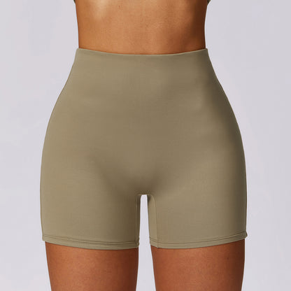 High Waisted Yoga Shorts for Women Soft Moisture Wicking Athletic Leggings with Tummy Control for Comfort and Style for Gym or Everyday Wear Model 8575