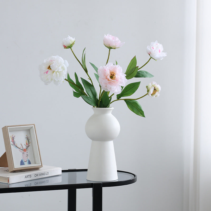 High-Quality Artificial Peony Flowers for Living Room Decor – Elegant Floral Arrangements, Perfect Home Accents for Photography Props and Stylish Decor