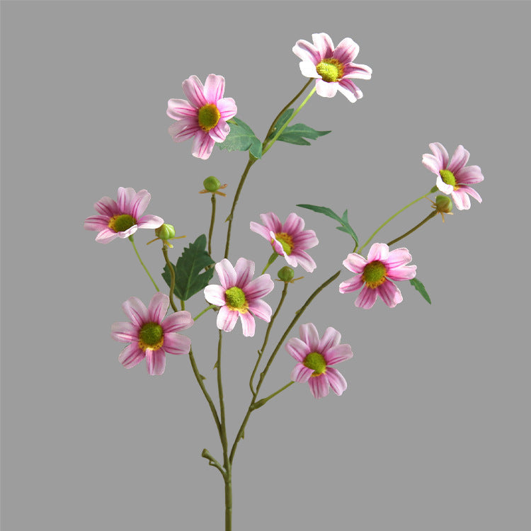 Elegant Faux Daisy Single Stem - Perfect for Modern Farmhouse Home Décor, Dining Table Centerpiece, and Living Room Accents