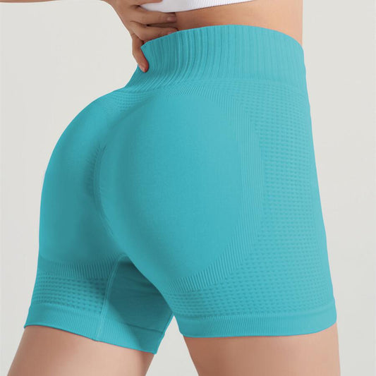 5 Vibrant Colors of High Waisted Butt Lifting Yoga Shorts for Women Stretchy Lightweight and for Gym Workouts or Running