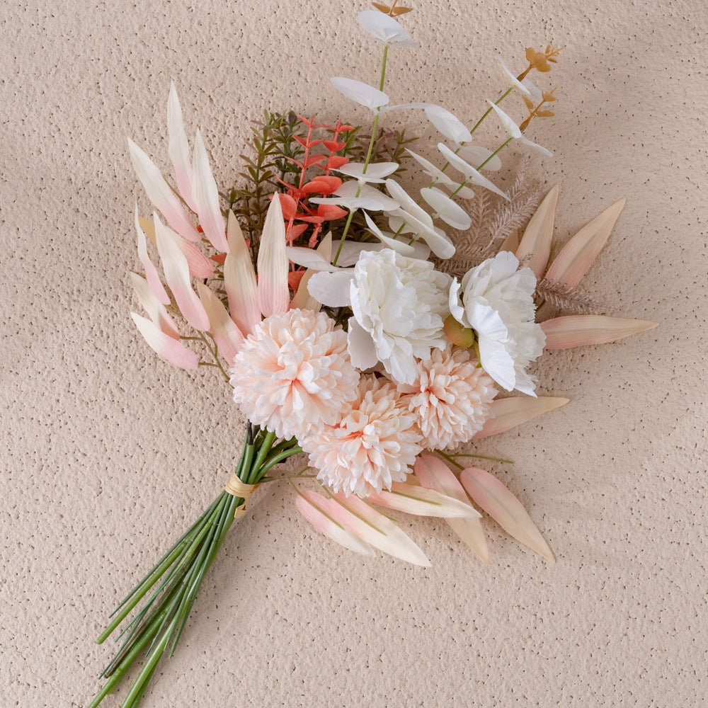 Stunning Faux Dandelion Bouquet for Wedding Decor – INS Style Home Accent – Realistic Artificial Flowers YC1059