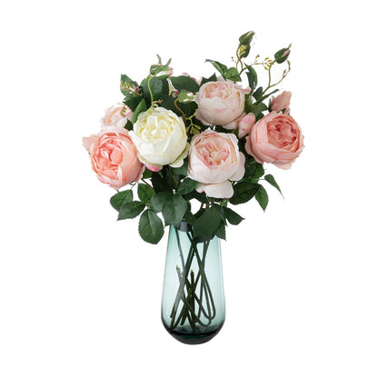 Elegant Single Stem Artificial Rose - Perfect Home Décor and Wedding Bouquet for Ceremony Aisles, Flower Walls & Event Styling - DY1-1404