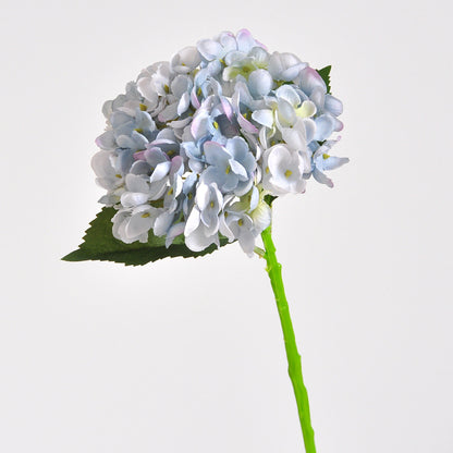 Single Faux Hydrangea Silk Flower for Home Decor - Elegant Wedding Bouquet, Hotel Display Piece, Perfect Photography Prop