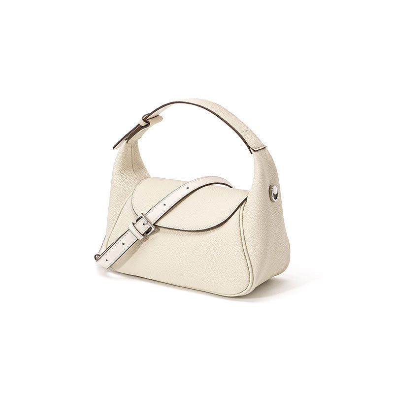 Luxury Genuine Leather Tote Bag Soft Top Grain Cowhide Pillow Bag for Women Versatile Shoulder and Crossbody Style