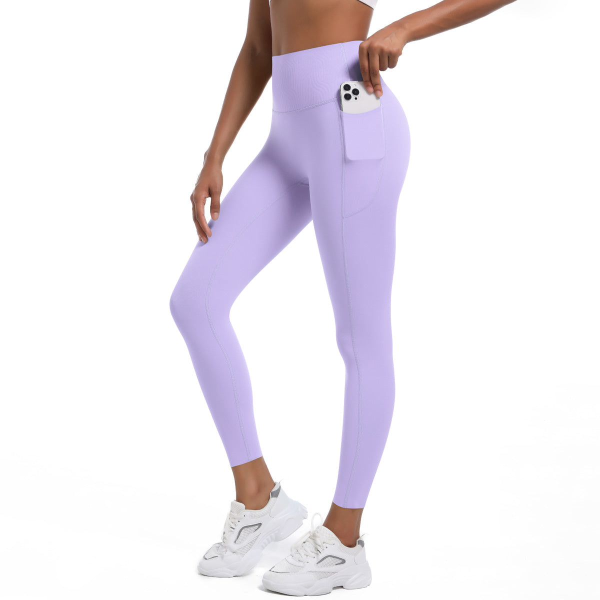 High Intensity Seamless High Waisted Yoga Pants with Tummy Control Ultra Stretch Athletic Leggings Featuring Side Pockets for Quick Dry Comfort and Enhanced Performance