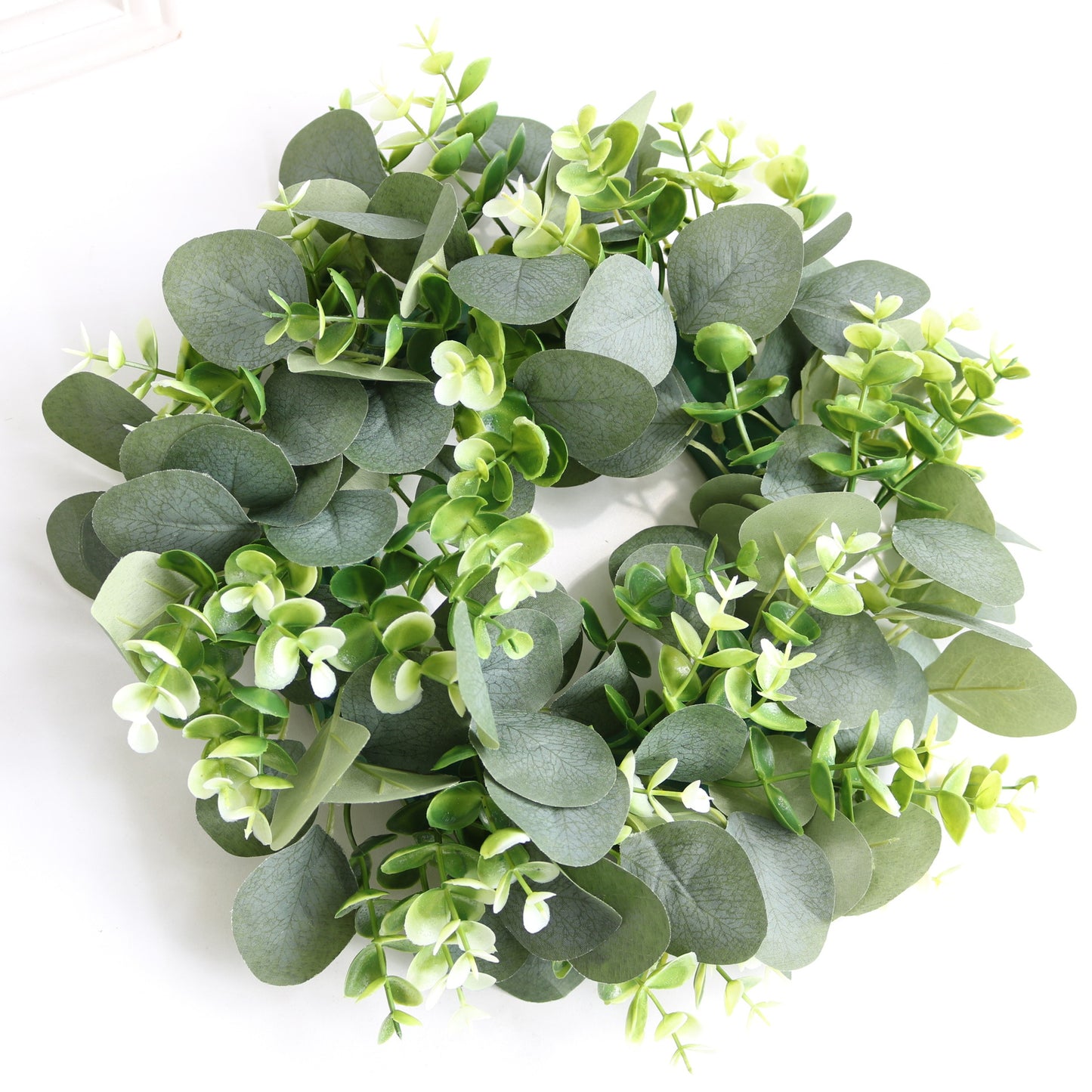 Stunning Nordic-Inspired Eucalyptus Floral Wreath - Perfect Decorative Door Accent for Home, Weddings, and Birthdays | Elegant Greenery for Year-Round Charm