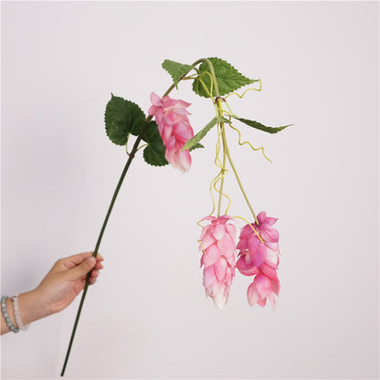 High-Quality Soft Foam Climbing Ivy Hops Simulation Flower Vine Plant - Perfect for Home Decor, Photography Props, and Rustic Aesthetic Enhancements