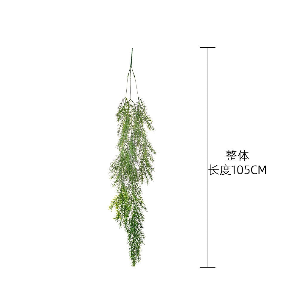 Realistic Faux Pine Needle Wall Hanging Decor – Lifelike Fake Leaves for Micro Landscape Indoor Plant Wall Art – MW26636