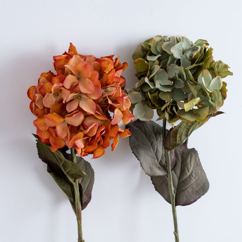 Stylish INS Home Decor Dried Hydrangea Decorations | Elegant Faux Flowers for Weddings & Events | Durable & Realistic Design | DY1-4132B