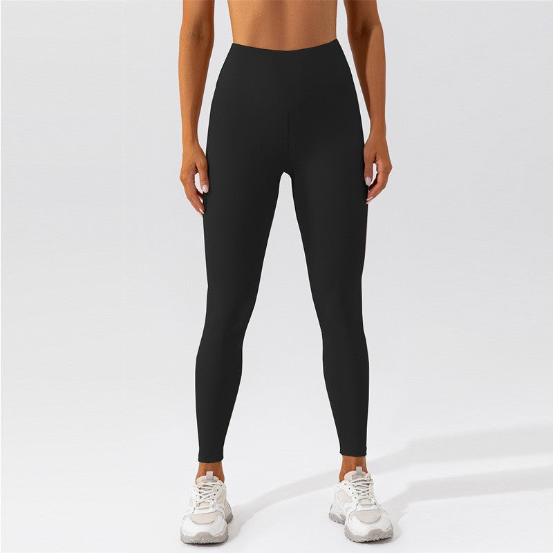 High Waisted Women's Sports Leggings for Running Yoga Quick Dry Smoothing Peach Butt Boosting Fitness Tights for Comfort and Performance