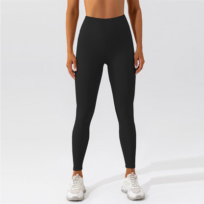 High Waisted Women's Sports Leggings for Running Yoga Quick Dry Smoothing Peach Butt Boosting Fitness Tights for Comfort and Performance