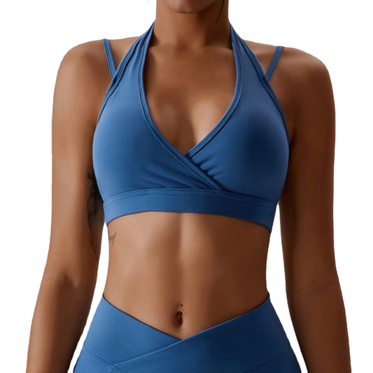 High Impact Sports Bra for Yoga Gym Style and Support with a Stunning Back Design for Running Fitness