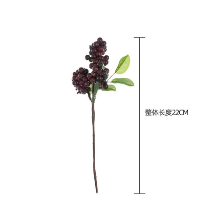 Realistic Christmas Berry Pod Faux Floral Arrangement - Perfect Holiday Decor for Home and Office - GF13797B