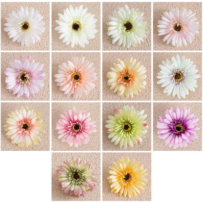 Realistic African Daisy Artificial Flower Heads for Elegant Home Decor – Perfect for Weddings & Bouquets | Stunning Wall Plants | Model DY1-3338