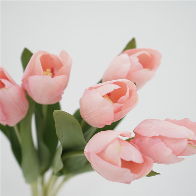 High-Quality Realistic Touch Tulip Bouquet - Perfect Home Décor for Photography and Weddings, Long-Lasting Artificial Flowers for Elegant Celebrations