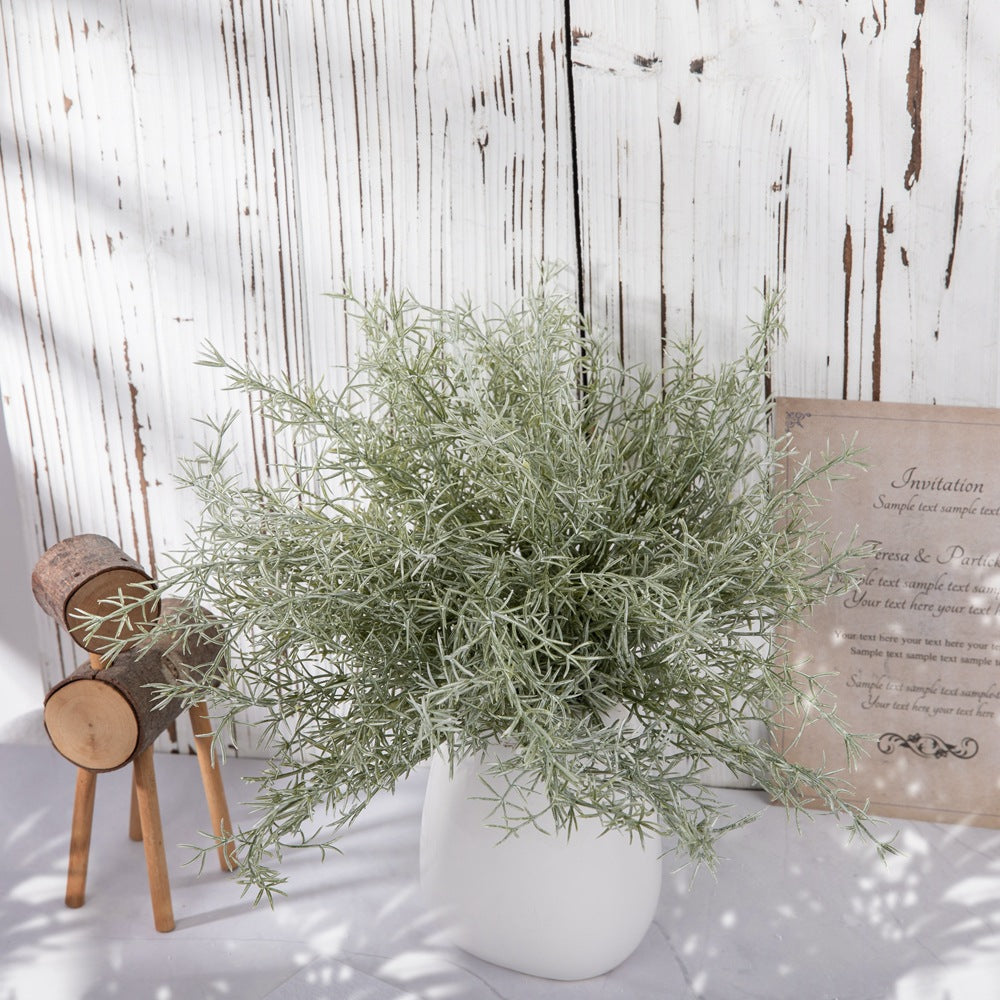 Realistic INS-Style Eucalyptus and Pine Needle Artificial Flowers for Home Decor and Wedding Celebrations - MW56304 - Perfect for Adding a Touch of Nature to Any Space