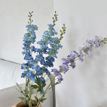 High-Quality Delphinium Silk Flowers for Home Decor | Stylish Room Display & Photography Prop | Perfect for Living Room Arrangements