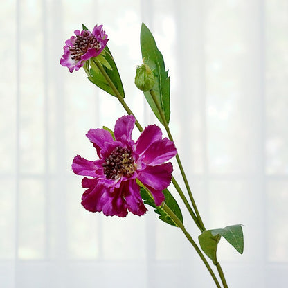 Vibrant Artificial Cornflower Floral Arrangement - Stunning Home Décor for Weddings, Photography, and Events