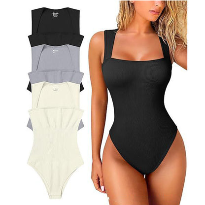 Yoga Fitness Bodysuit with Tummy Control and Lifting Design High Elasticity Sportswear for and Performance