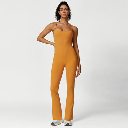 Women's All In One Casual Jumpsuit with High Stretch Fabric Versatile Fitness and Yoga Outfit for Running Working Out and Everyday Wear in Short and Long Styles