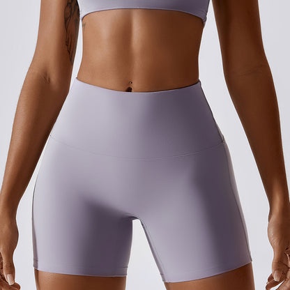 Vibrant Candy Colored Quick Dry High Waisted Yoga Shorts for Enhanced Butt Lift Compression Running and Fitness Workout Leggings Style 8013