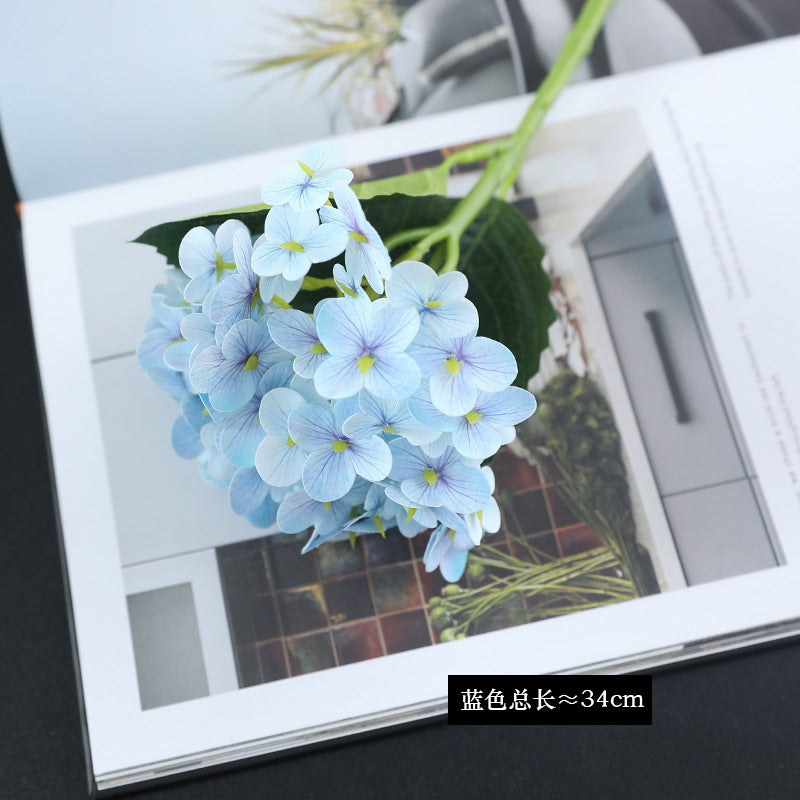 Realistic 3D Printed Hydrangea Flower Wall for Weddings - High-Quality Single Stem Arrangements & Aisle Decorations for Unforgettable Celebrations