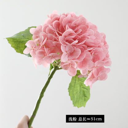 Realistic 3D Textured Hydrangea Artificial Flowers for Elegant Hotel Wedding Decor - Perfect for Event Styling and Floral Arrangements