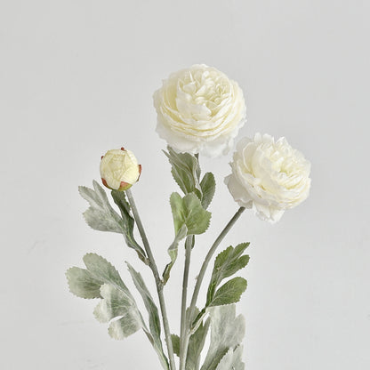 Realistic Faux Peony Flower Arrangement - Nordic Minimalist Home Decor for Living Room & Dining Table Centerpiece