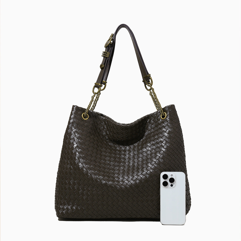 Chic Autumn Winter Women's Handbag Quality Unique Shoulder Bag with Design for Outings