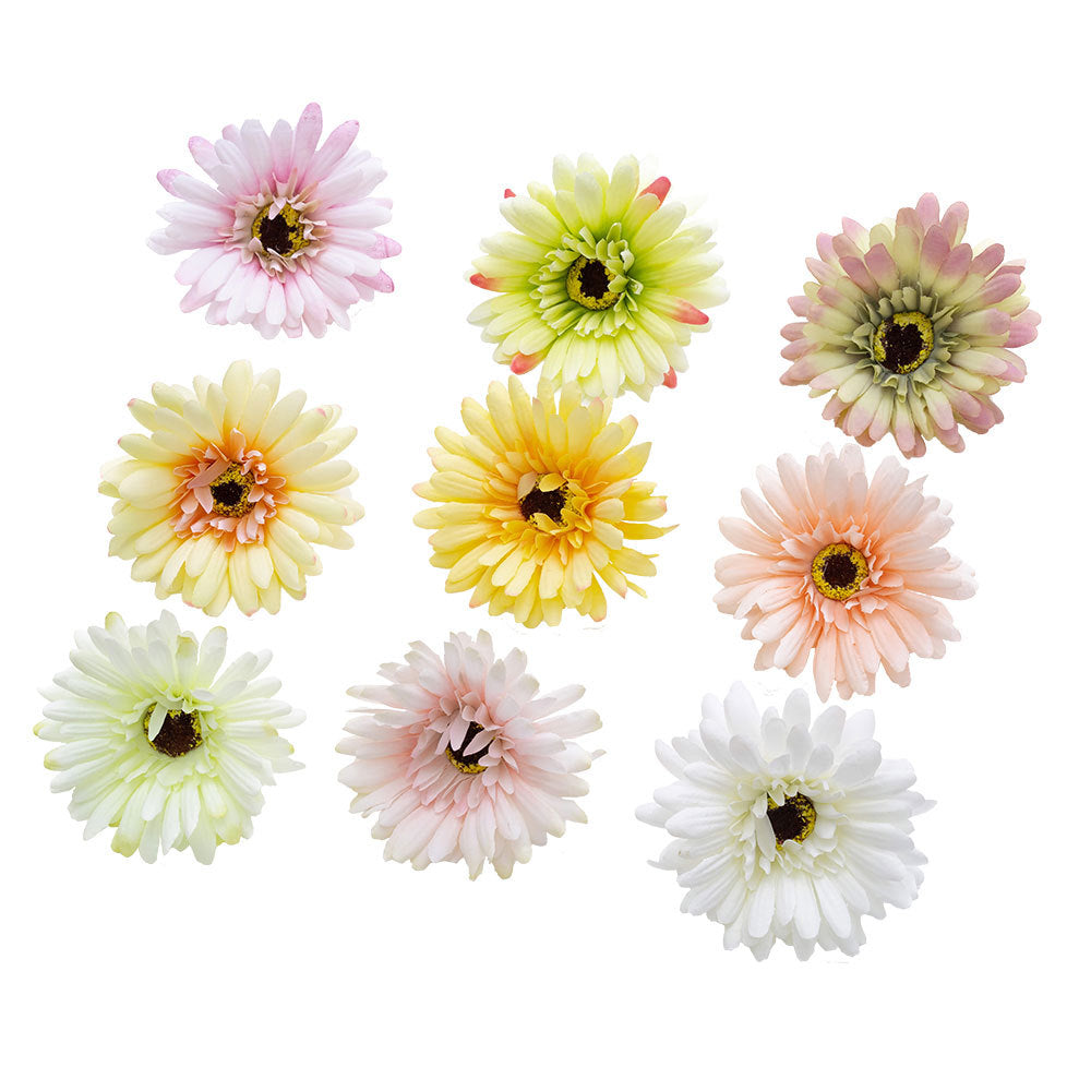 Realistic African Daisy Artificial Flower Heads for Elegant Home Decor – Perfect for Weddings & Bouquets | Stunning Wall Plants | Model DY1-3338