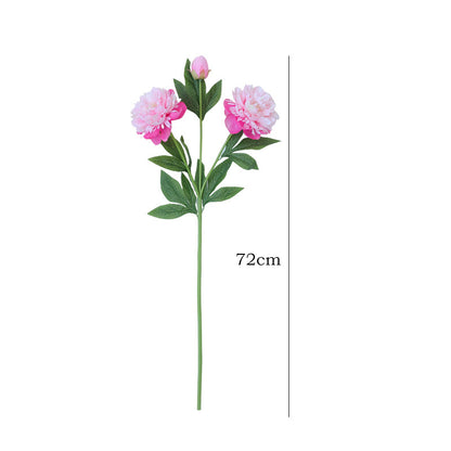 High-Quality Realistic Peony Flower Stem - Perfect Home Decor Photography Prop and Elegant Floral Arrangement Accent for Stylish Interior Design