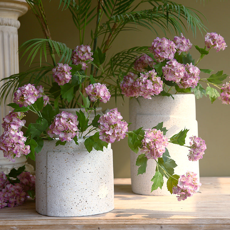 Lifelike Hydrangea Faux Flowers – Triple-Head Design for Fresh Home Décor, Hotel Arrangements, and Stunning Photography Props