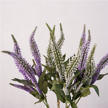 High-Quality Artificial Sage Flower Bouquet – Luxurious European-Style Floral Arrangement for Home Decor, Perfect for Photography Props