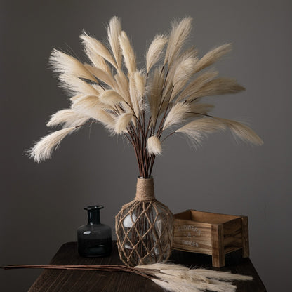 Lifelike Pampas Grass Artificial Flower Arrangement - Stunning Green Plant Decor for Weddings and Home - INSMW85502